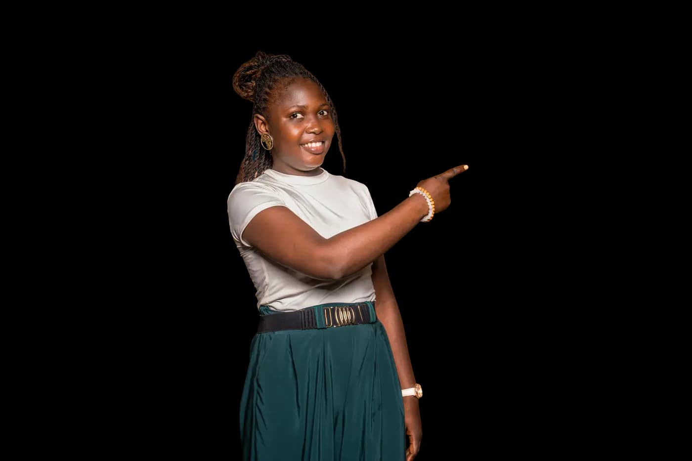 Une jeune femme accompagnée par le Consortium Jeunesse Sénégal